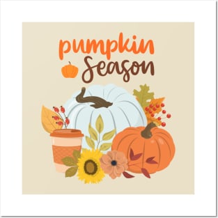 Pumpkin Season design Posters and Art